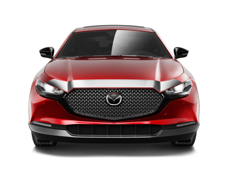 Mazda CX-30 Hood Deflector - Husky Liners - Aeroskin - Chrome - `25-`26
